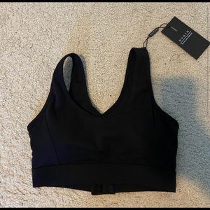 Brand new black allure size small sports bra